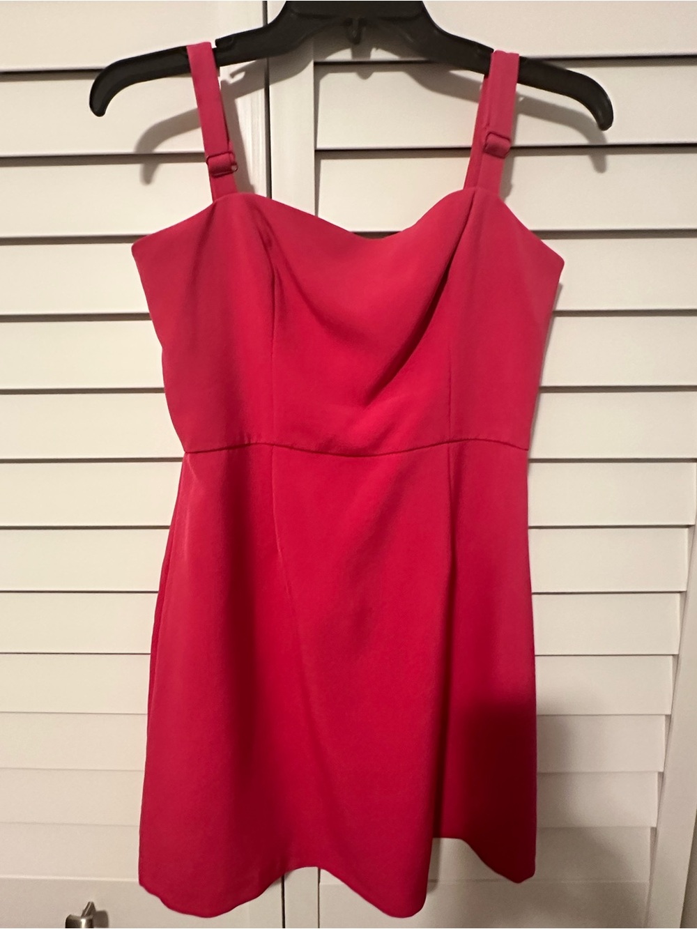French Connection Vibrant Pink Shift Dress